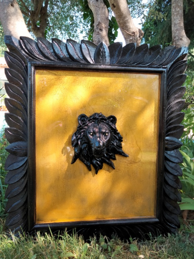 #Black and Golden lion